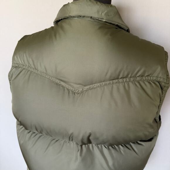 Womens Ralph Lauren Olive Green Down Puffer vest - army - military - size M - Picture 4 of 12
